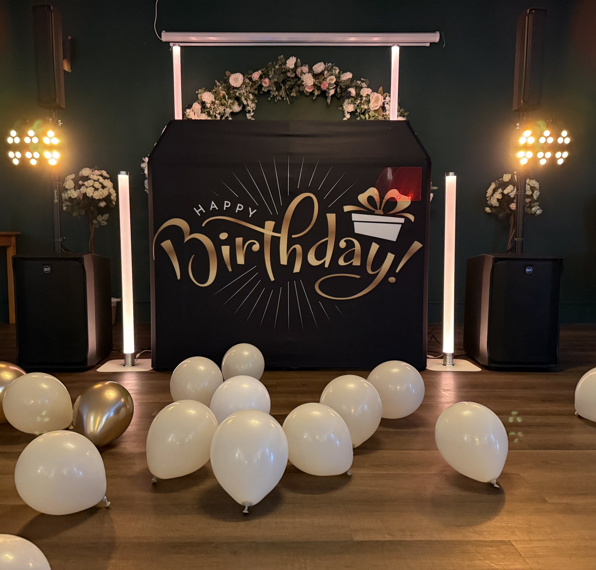 Classic Birthday DJ Set Up